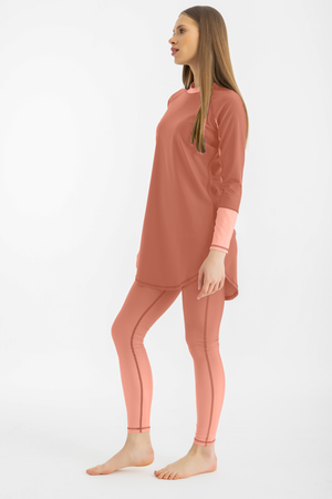 Ocean Sense Swimsuit - Teracotta Gradience - Libra Sport