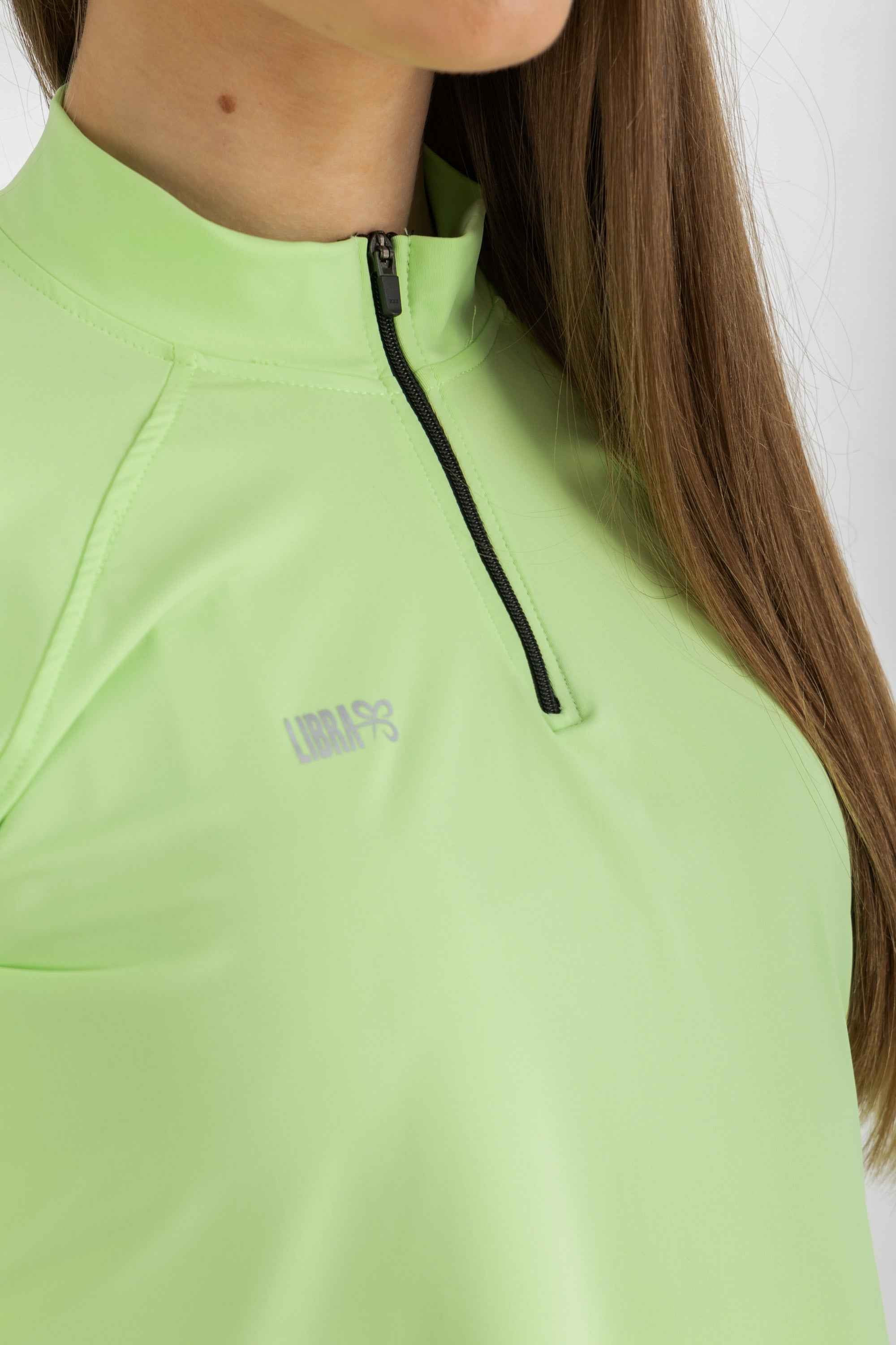 Ruffle Top - Lemon Lime - Libra Sport