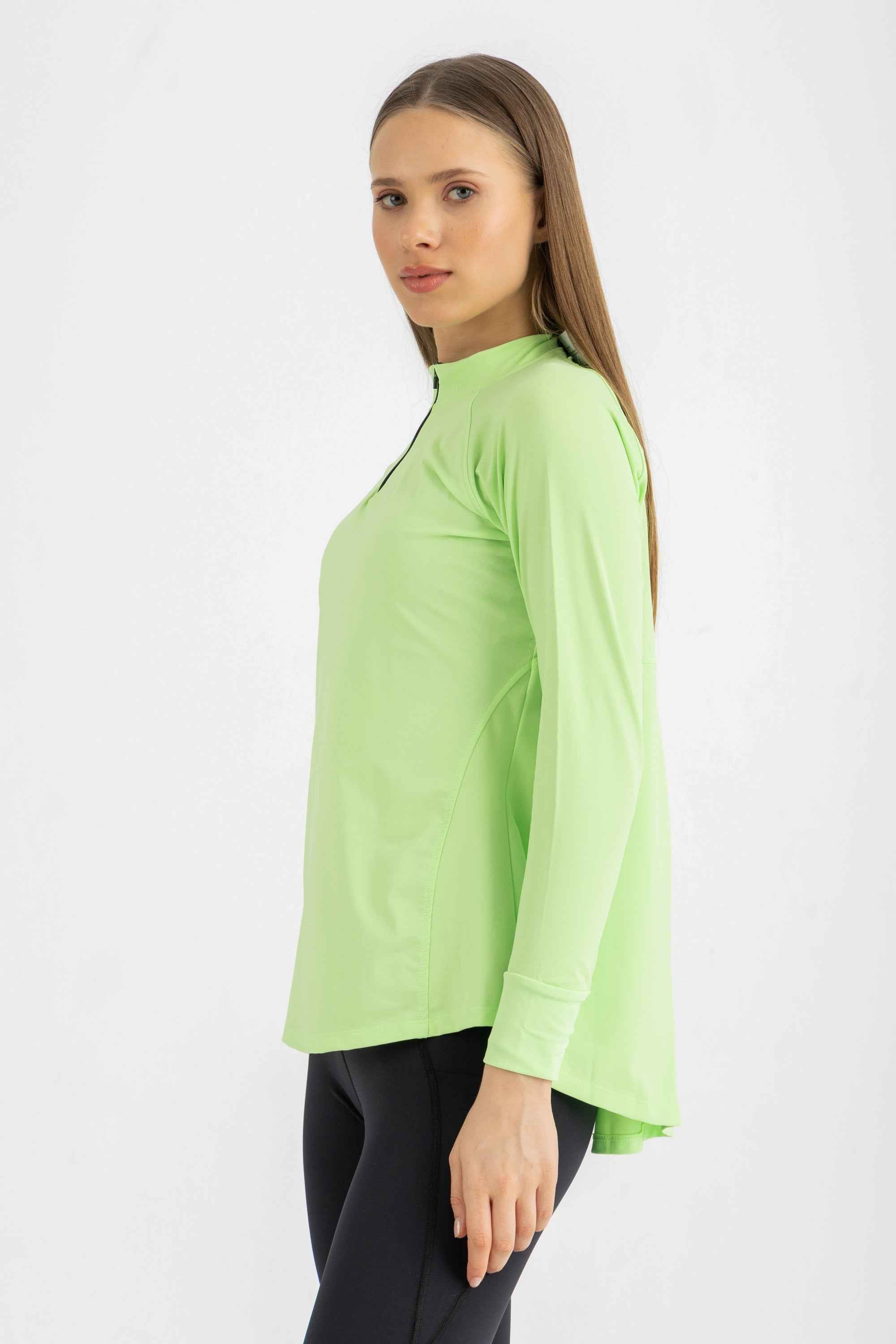 Ruffle Top - Lemon Lime - Libra Sport