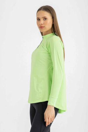 Ruffle Top - Lemon Lime - Libra Sport