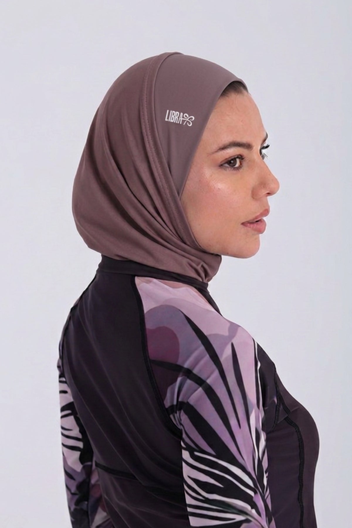 Ultra-Fit Swim Hijab - Taupe