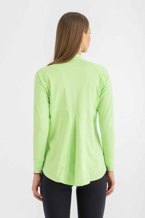 Ruffle Top - Lemon Lime - Libra Sport