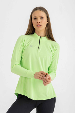 Ruffle Top - Lemon Lime - Libra Sport