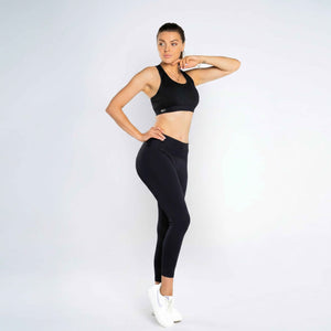 Compression Swim Bra -Black