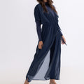 Chiffon Dress - Navy - Libra Sport
