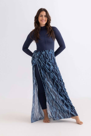 Chiffon Wrap - Deep Wave - Libra Sport