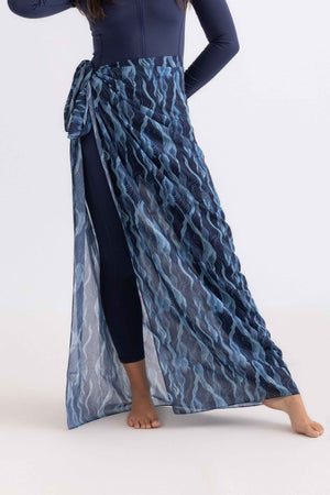 Chiffon Wrap - Deep Wave - Libra Sport