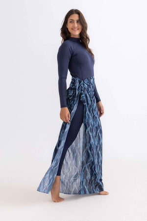 Chiffon Wrap - Deep Wave - Libra Sport