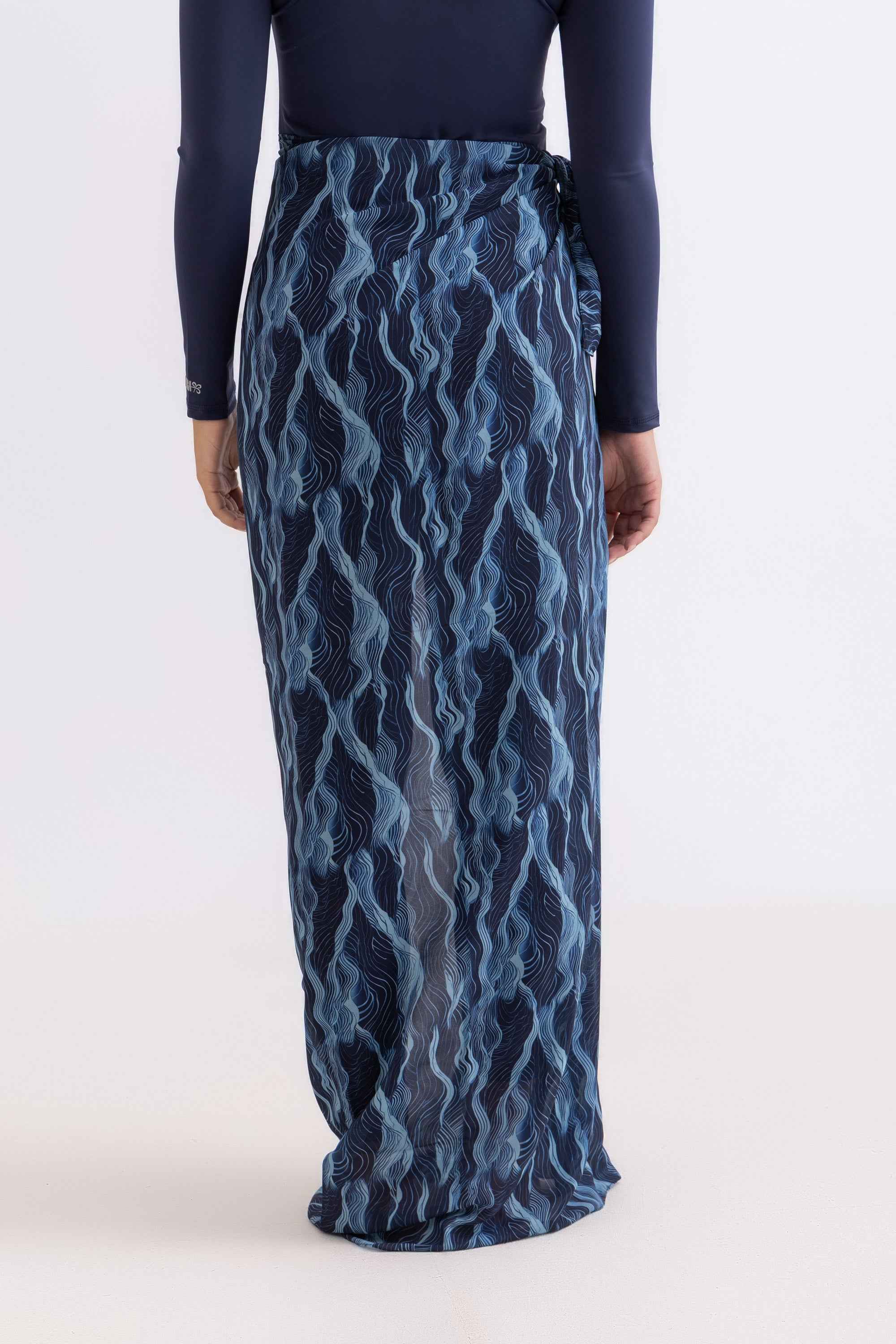 Chiffon Wrap - Deep Wave - Libra Sport