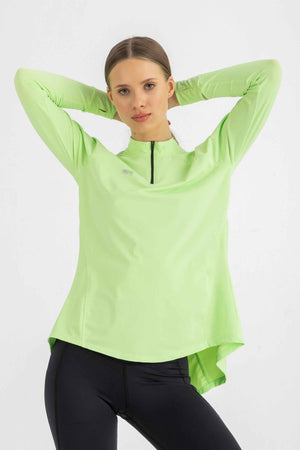 Ruffle Top - Lemon Lime - Libra Sport