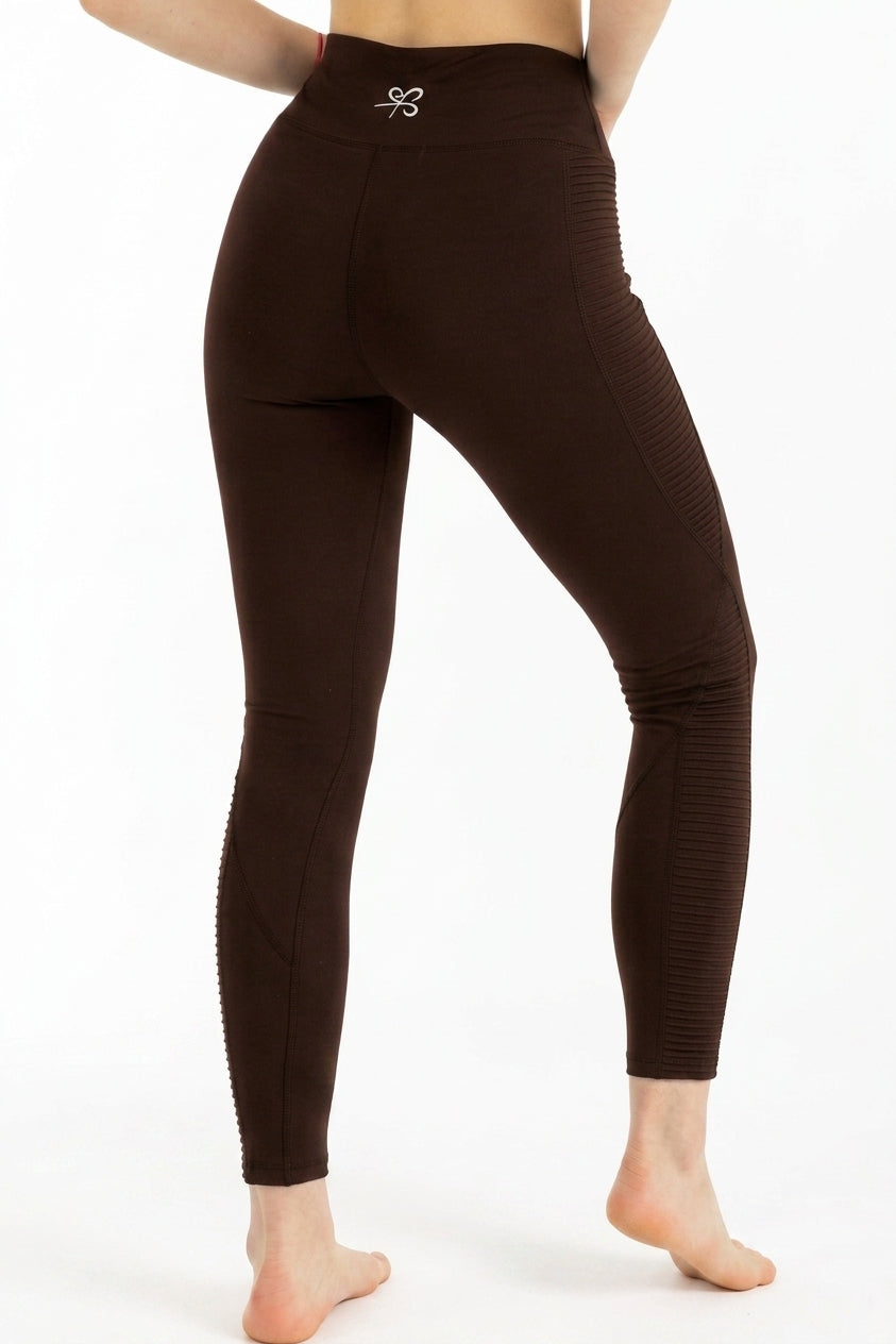 Swim Leggings - Brown