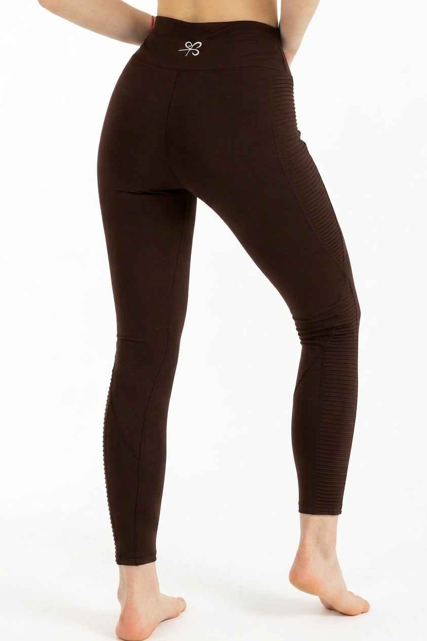 Swim Leggings - Brown