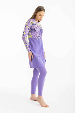 Motion Wave Swim Top - Digital Daydream - Libra Sport