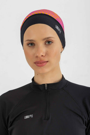 Neck Free Bandana - Orange Graphics - Libra Sport