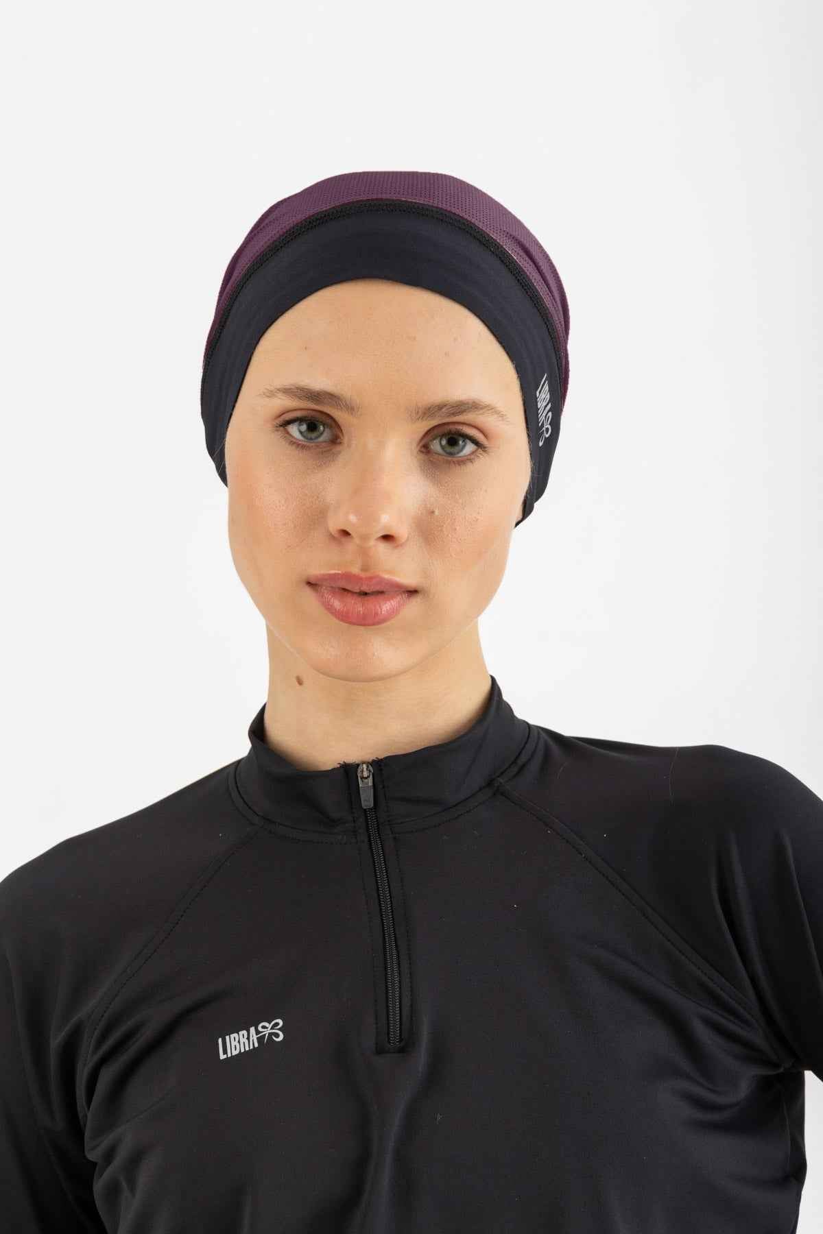 Neck Free Bandana - Midnight plum - Libra Sport