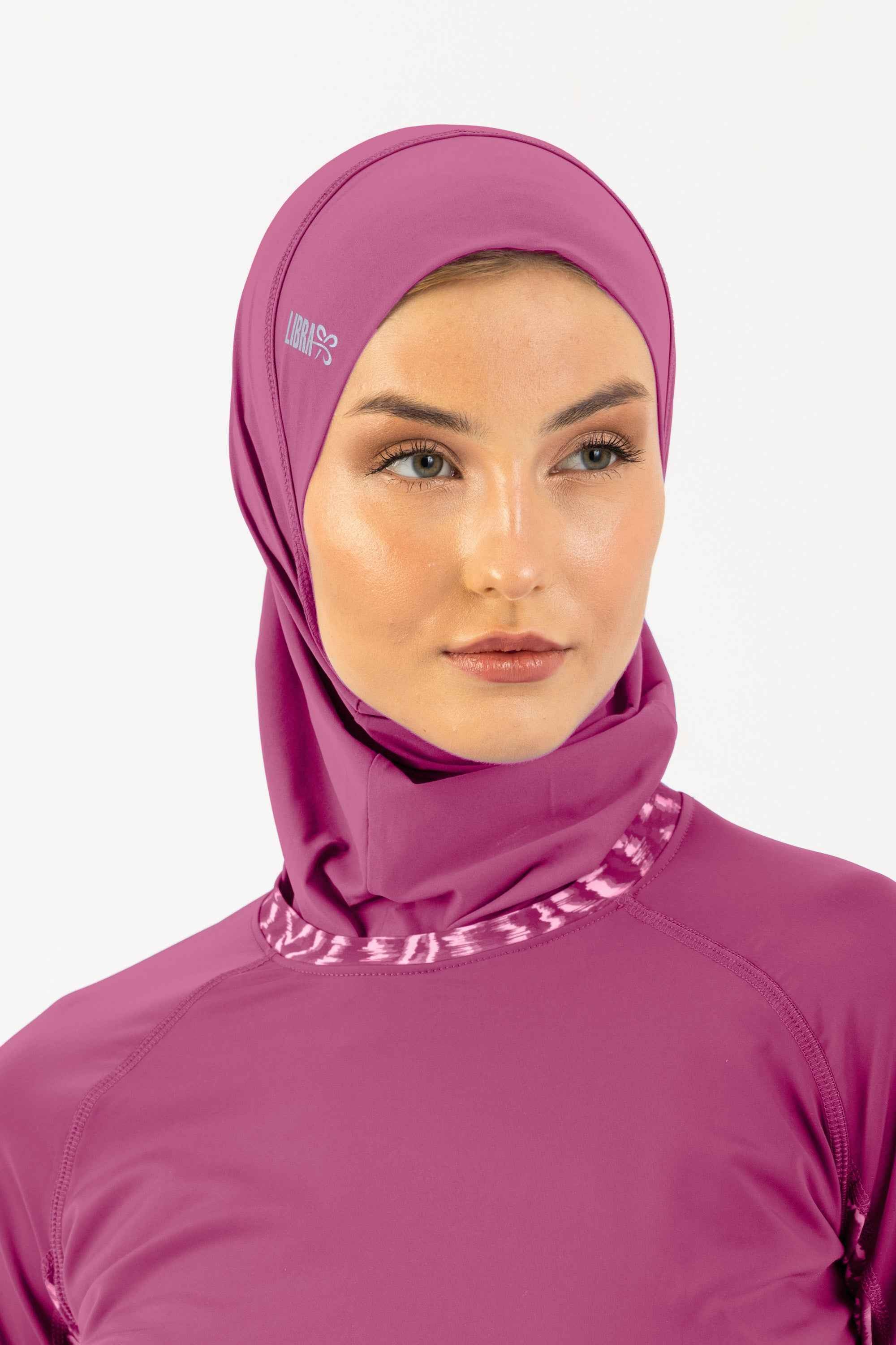 Ultra-Fit Swim Hijab - Mauve Haze - Libra Sport