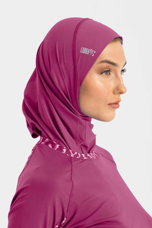 Ultra-Fit Swim Hijab - Mauve Haze - Libra Sport