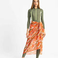 Chiffon Wrap - Green Watermark - Libra Sport