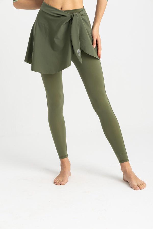Wave Cover-Up Skirt - Loden Green