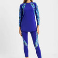 Asymmetrical Basic Swimsuit - Blue Haze - Libra Sport