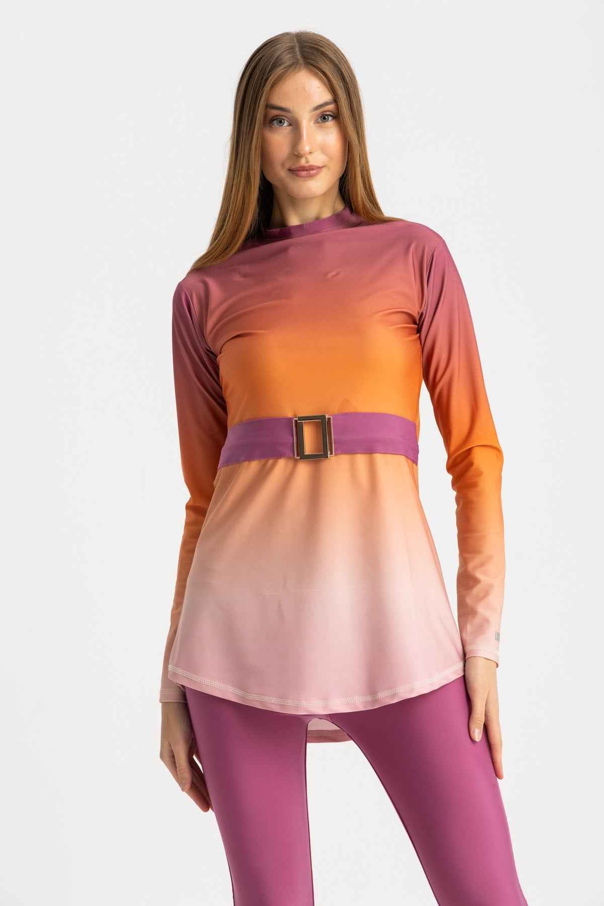 Riviera Swimsuit - Crimson Sky - Libra Sport