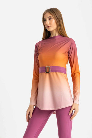 Riviera Swimsuit - Crimson Sky - Libra Sport