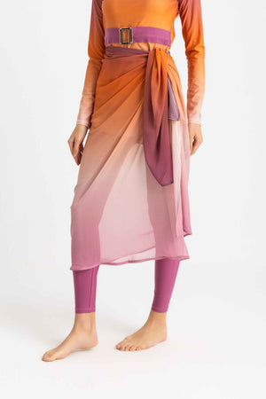 Chiffon Wrap - Gradient Sunset - Libra Sport