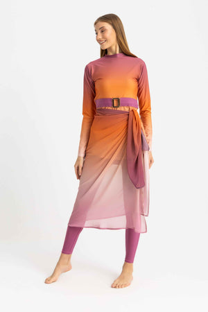 Chiffon Wrap - Gradient Sunset - Libra Sport