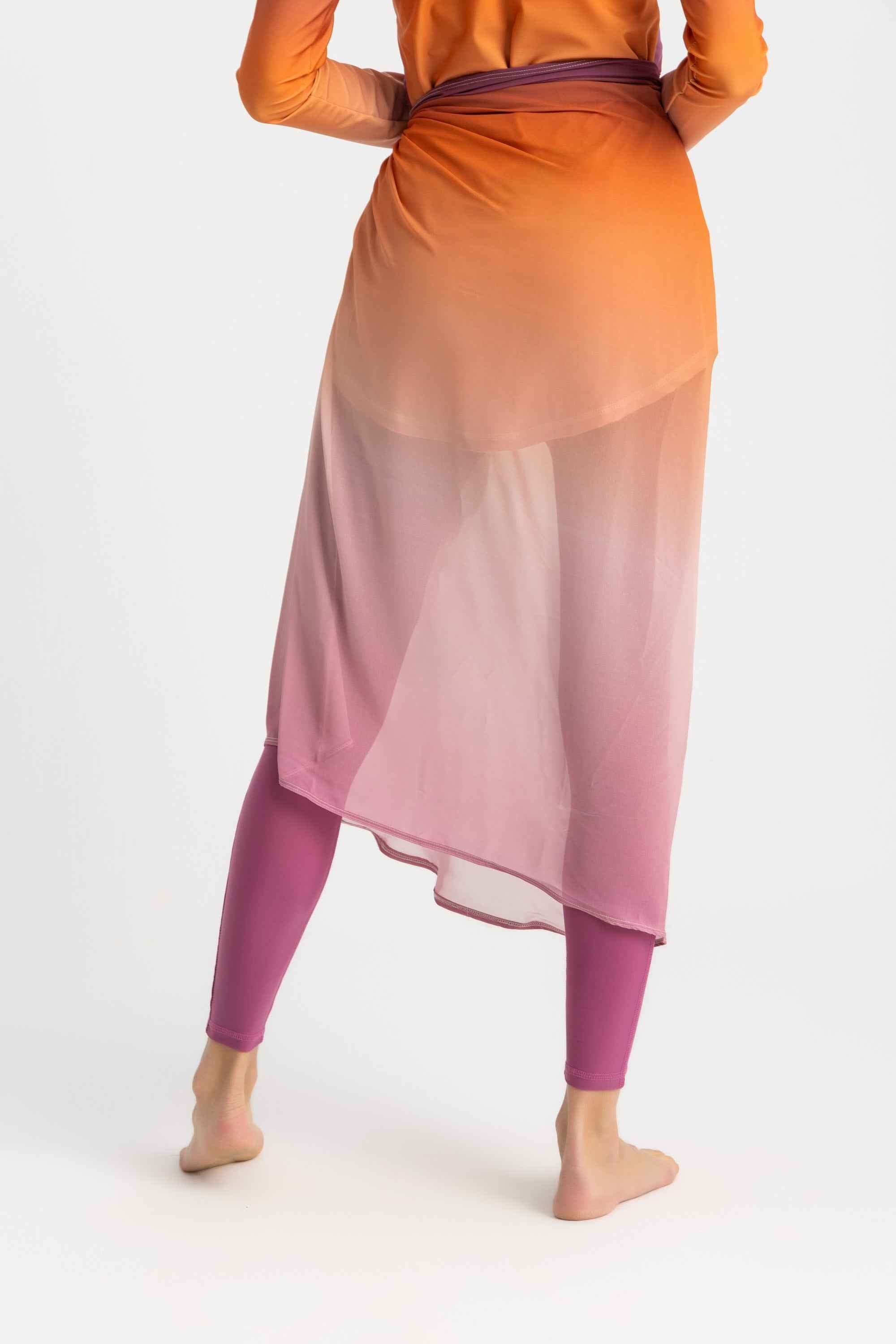 Chiffon Wrap - Gradient Sunset - Libra Sport