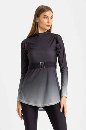 Riviera Swimsuit - Silver Midnight - Libra Sport