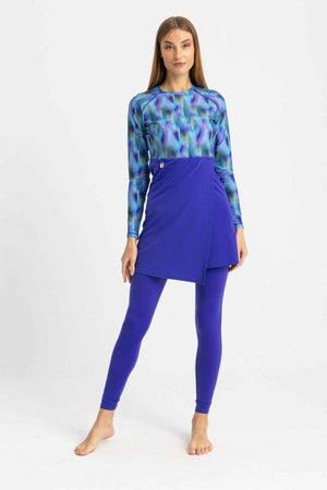 Motion Wave Swim Top - Blue Haze - Libra Sport