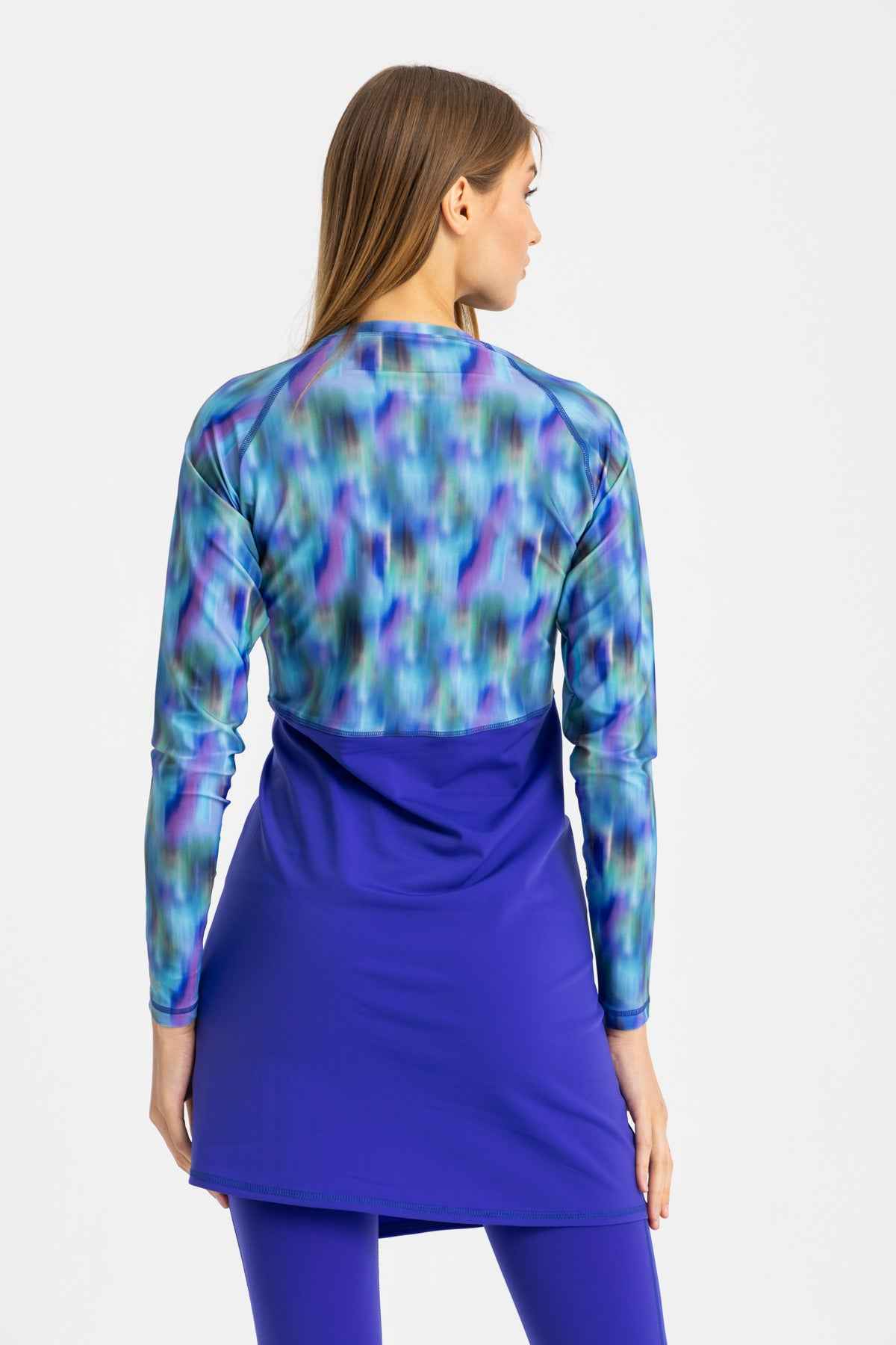 Motion Wave Swim Top - Blue Haze - Libra Sport