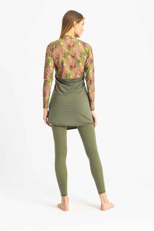 Motion Wave Swim Top -Forest Haze - Libra Sport