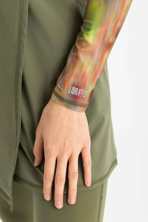 Motion Wave Swim Top -Forest Haze - Libra Sport