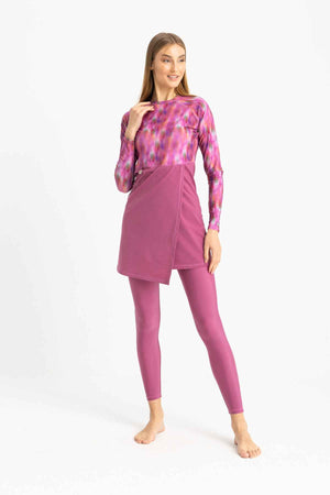 Motion Wave Swim Top - Pink Haze - Libra Sport