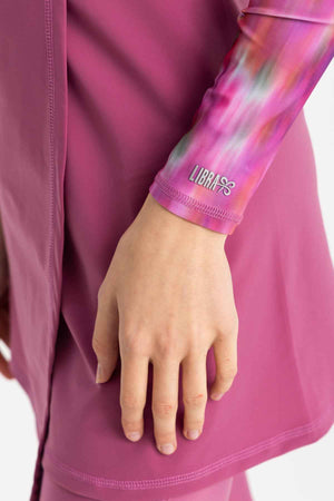 Motion Wave Swim Top - Pink Haze - Libra Sport