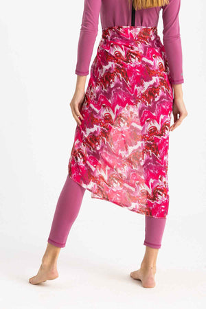 Chiffon Wrap - Pink Watermark - Libra Sport