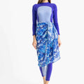 Chiffon Wrap - Blue Watermark - Libra Sport