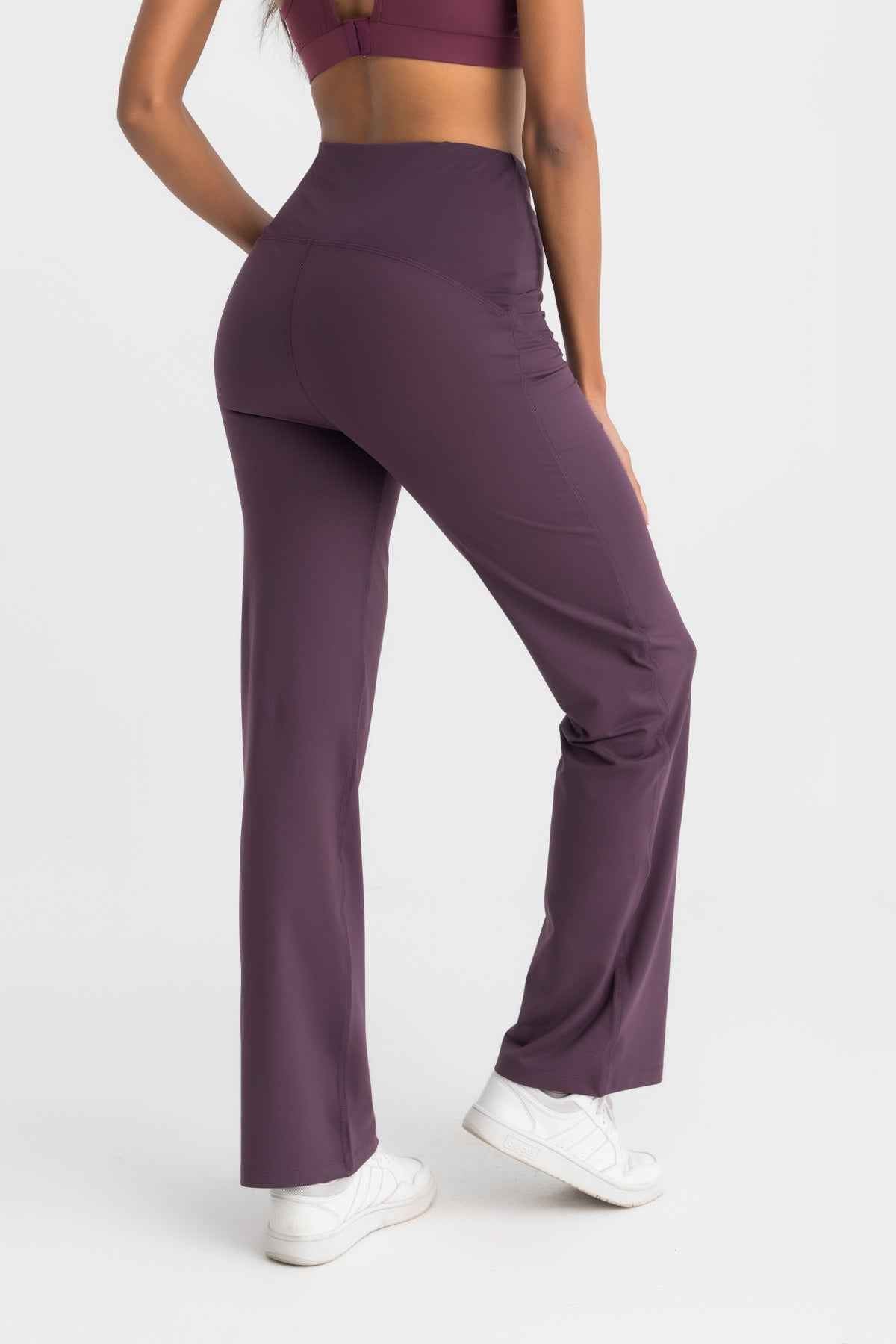 Maternity Ease Pants -Midnight Plum - Libra Sport