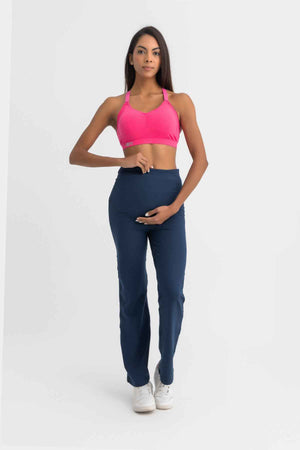 Maternity Ease Pants -Pageant Blue - Libra Sport