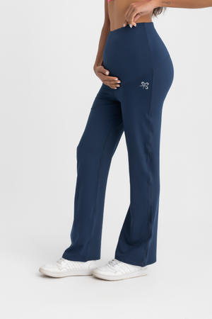 Maternity Ease Pants -Pageant Blue - Libra Sport