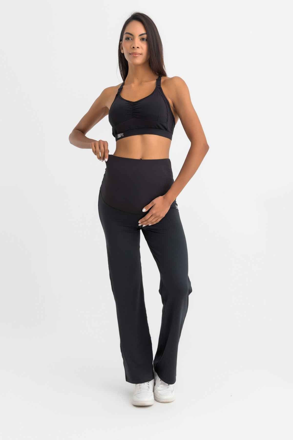 Maternity Ease Pants - Black - Libra Sport