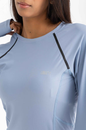Endura LS Top - Dusty blue - Libra Sport