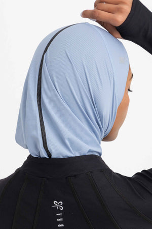 Hijab Light - Dusty blue - Libra Sport