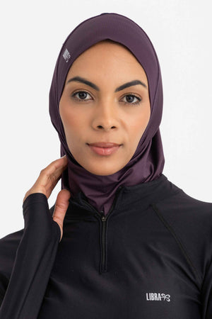 Hijab Light - Midnight plum - Libra Sport