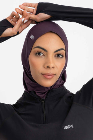 Hijab Light - Midnight plum - Libra Sport