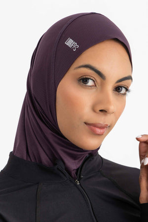 Hijab Light - Midnight plum - Libra Sport