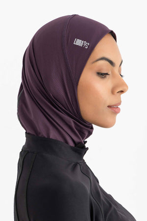 Hijab Light - Midnight plum - Libra Sport