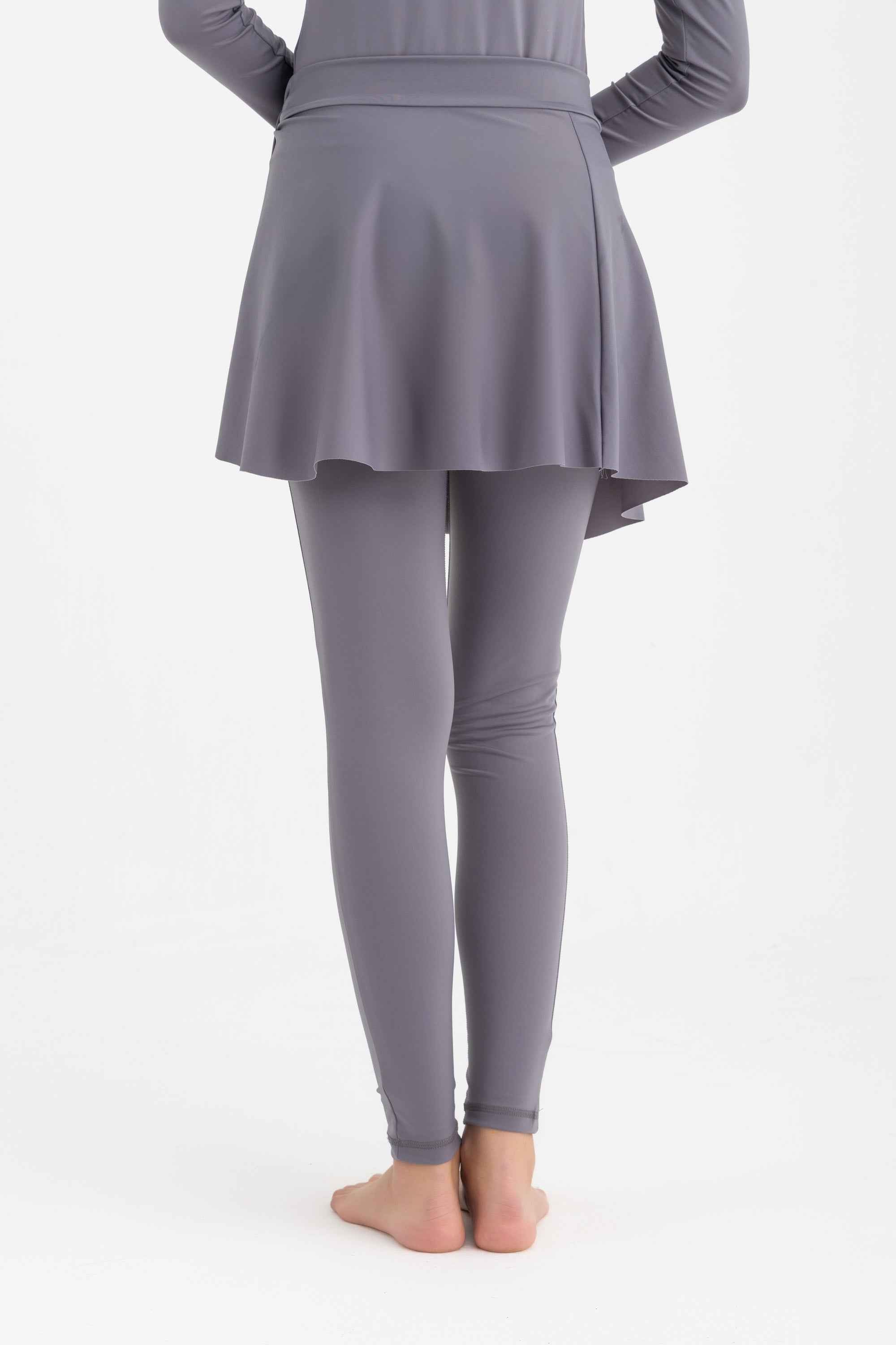 Wave Cover-Up Skirt - Charcoal - Libra Sport