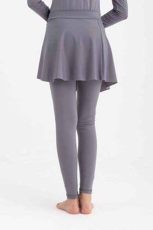 Wave Cover-Up Skirt - Charcoal - Libra Sport